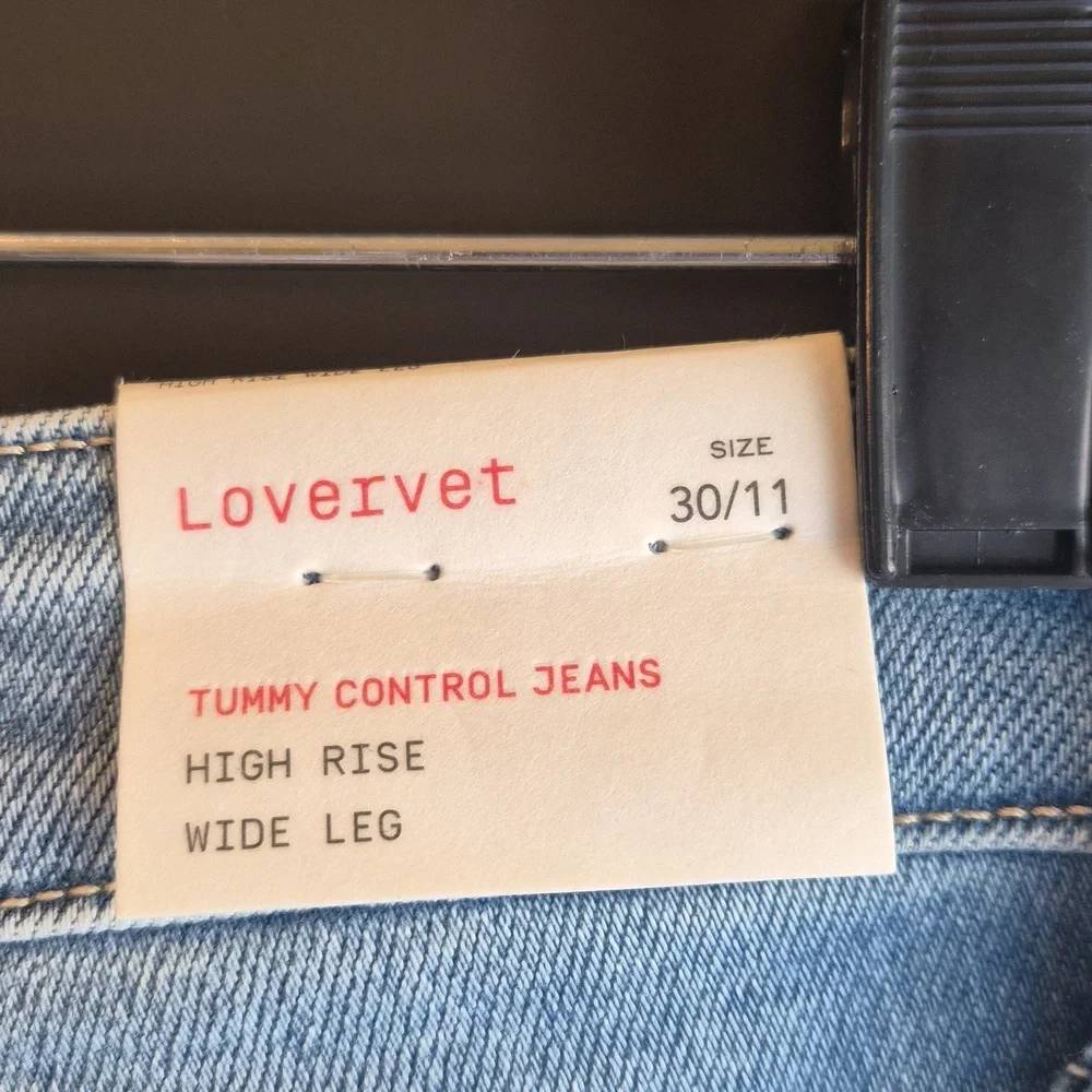 NWT High Rise, Wide Leg Women's Jeans - Picture 2 of 6